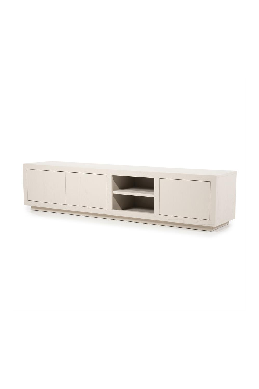 Taupe Oak 3-Door Cabinet | Eleonora Helsinki | OROA.com