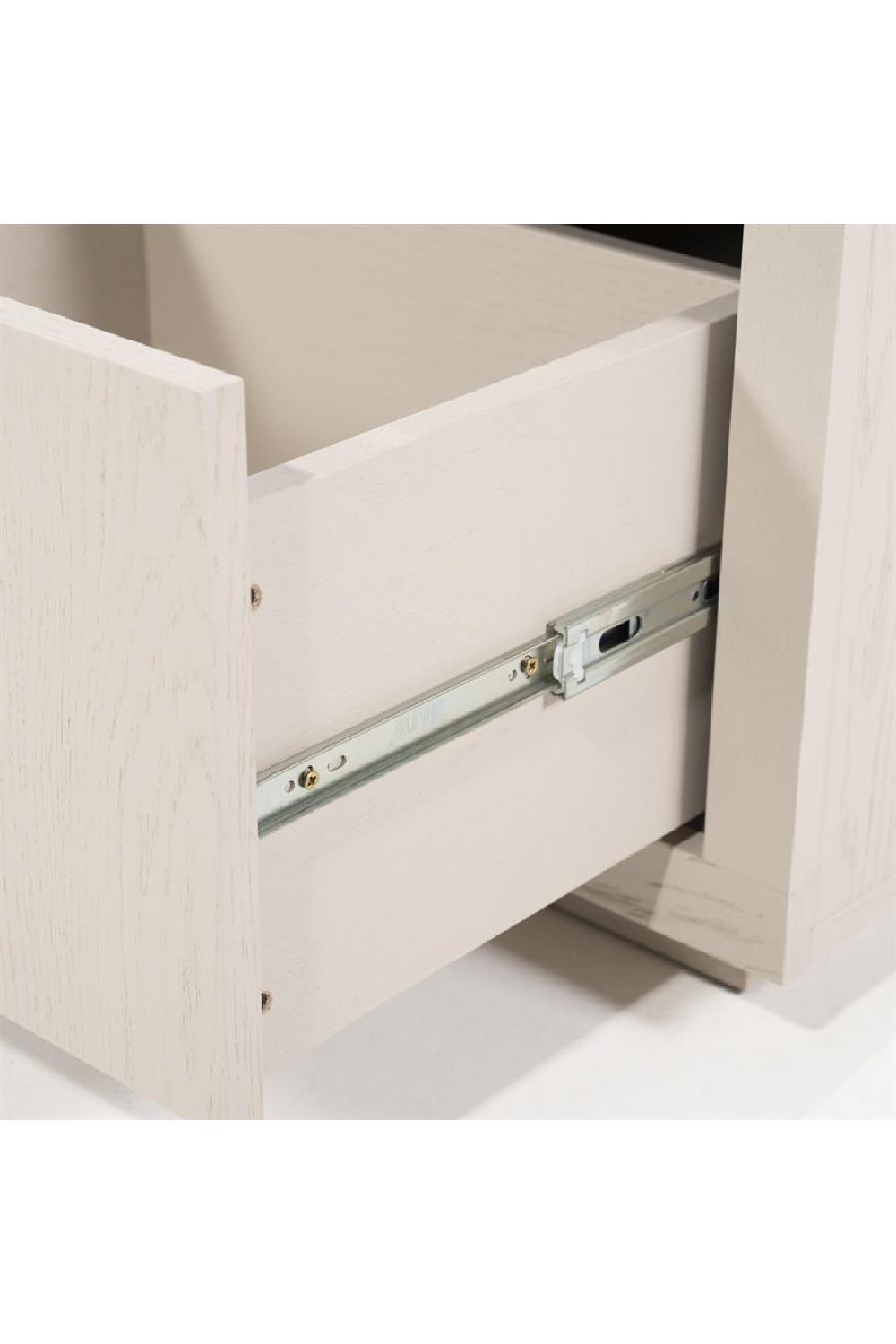 Taupe Oak 3-Door Cabinet | Oroa.com