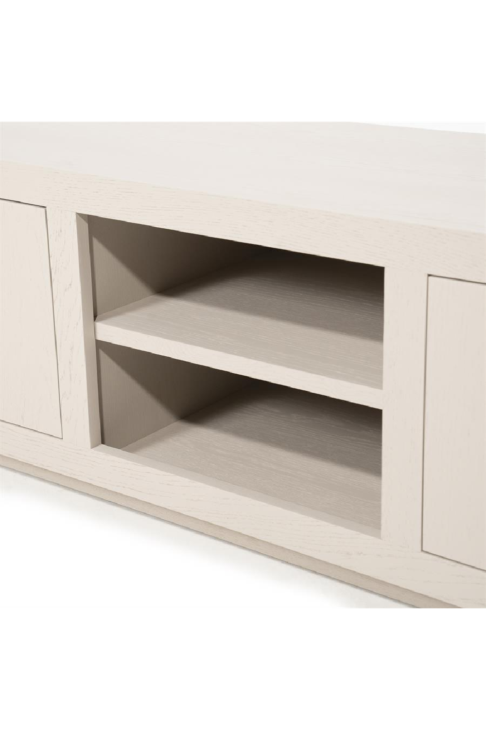 Taupe Oak 3-Door Cabinet | Eleonora Helsinki | OROA.com