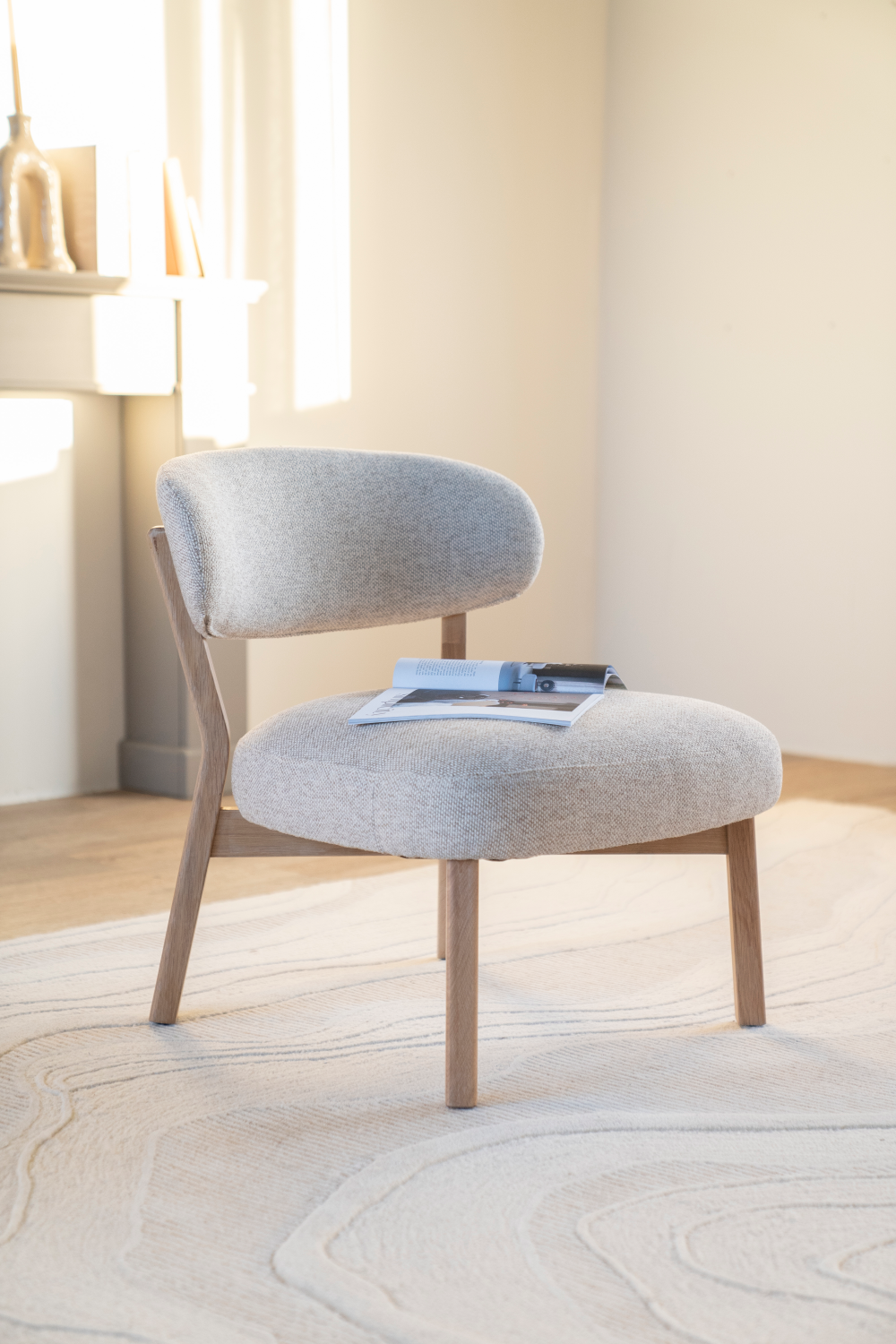 Oak Framed Accent Chair | Oroa.com