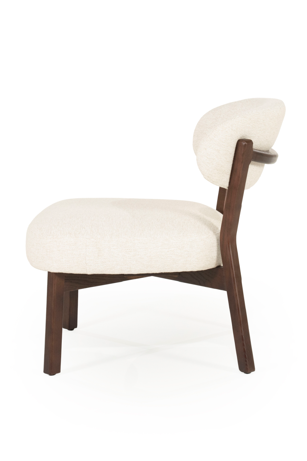 Brown Oak Accent Chair | Eleonora Mikky | OROA.com