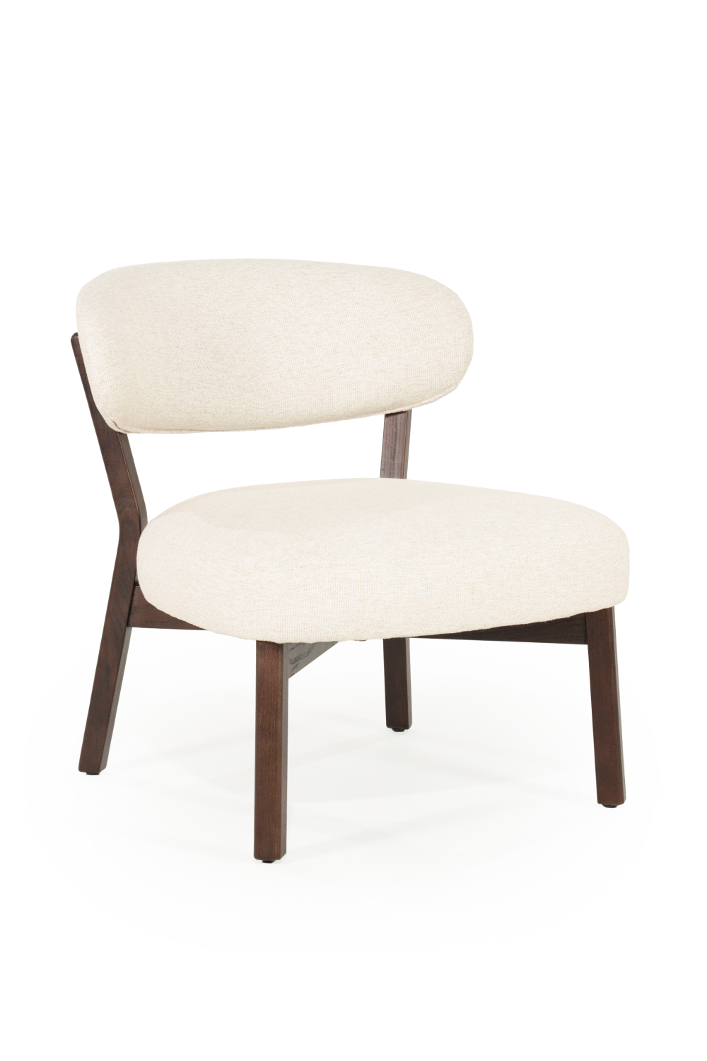 Brown Oak Accent Chair | Eleonora Mikky | OROA.com