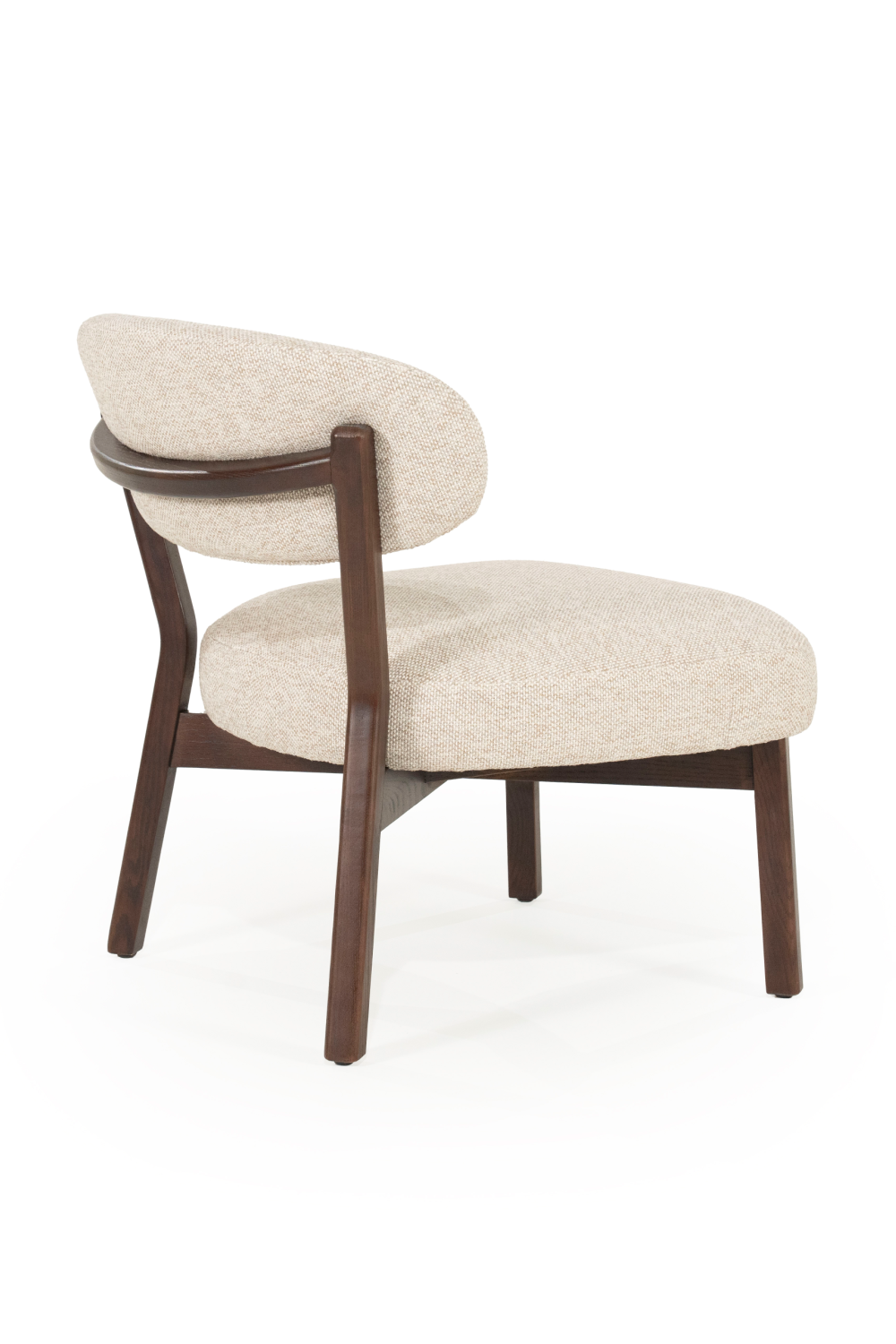 Brown Oak Accent Chair | Eleonora Mikky | OROA.com