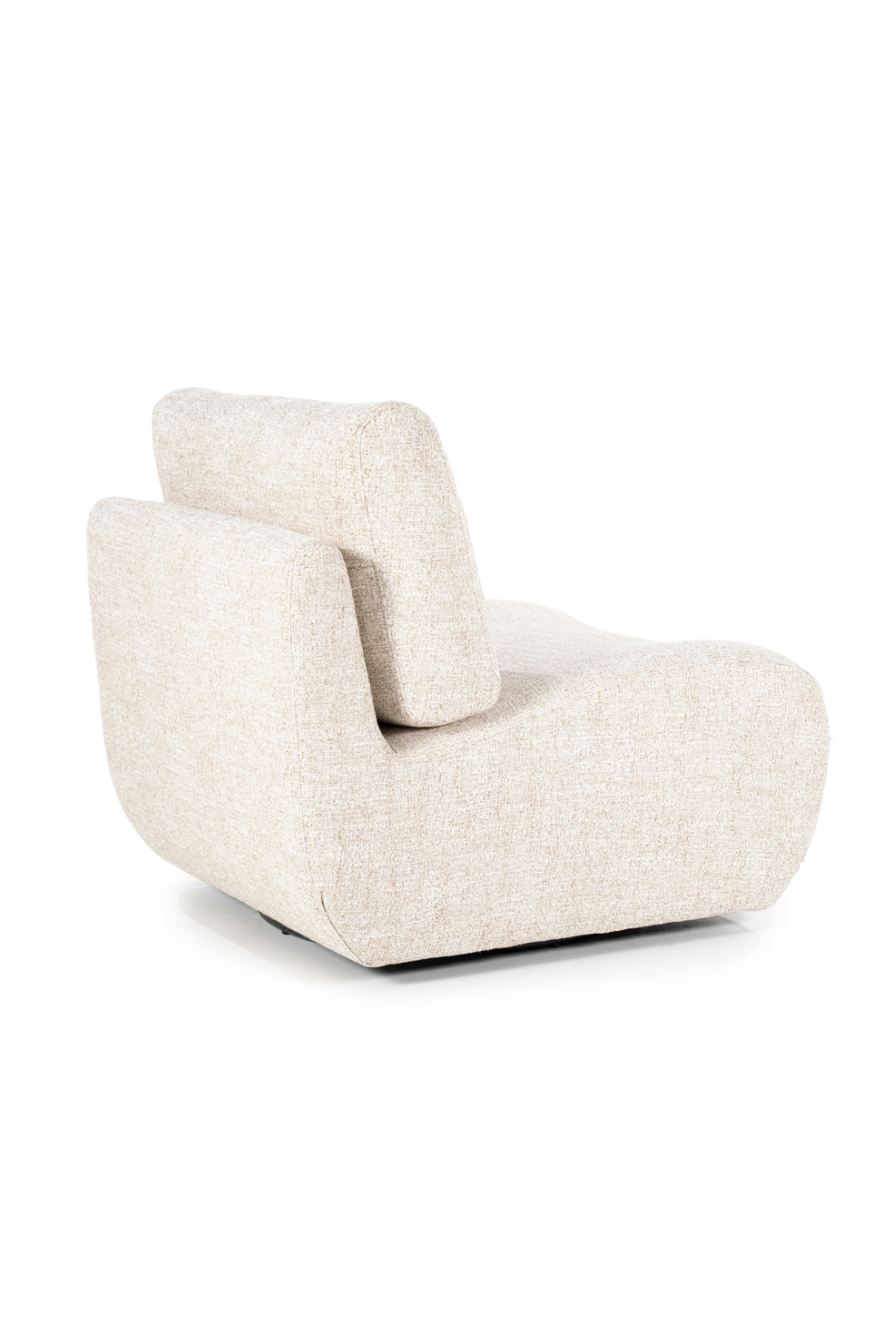 Fabric Upholstered Swivel Lounge Chair | Eleonora Lucia | OROA.com