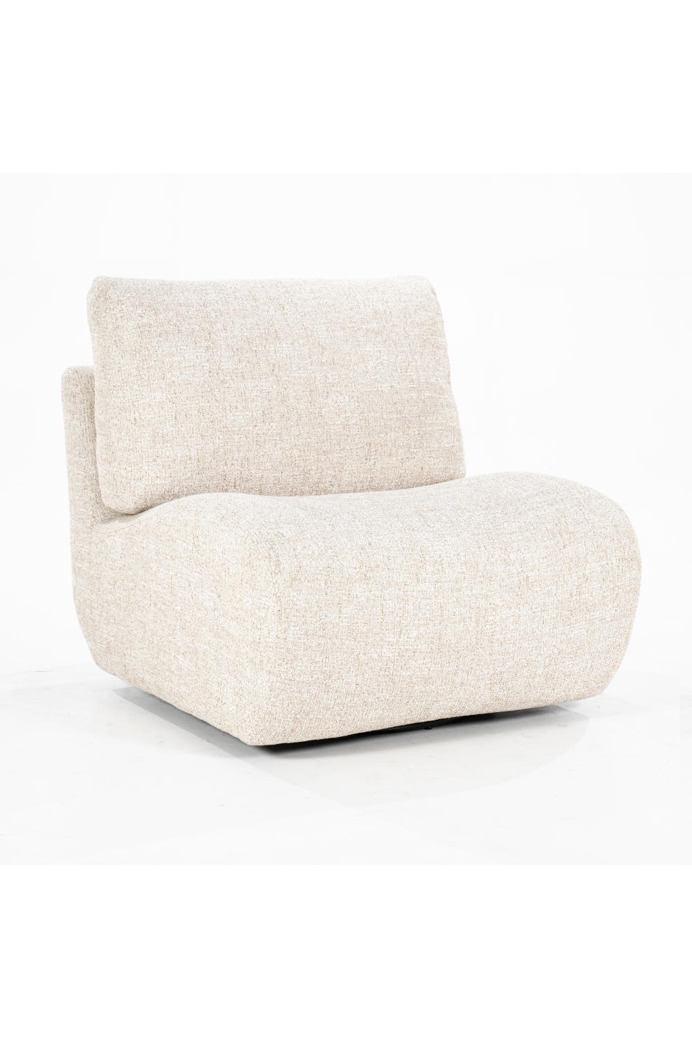 Fabric Upholstered Swivel Lounge Chair | Oroa.com