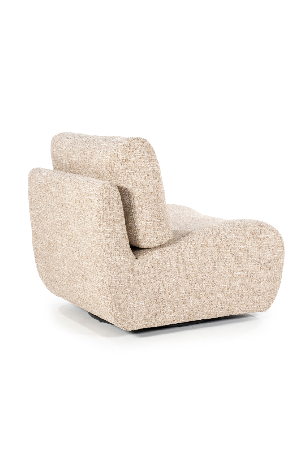Fabric Upholstered Swivel Lounge Chair | Oroa.com