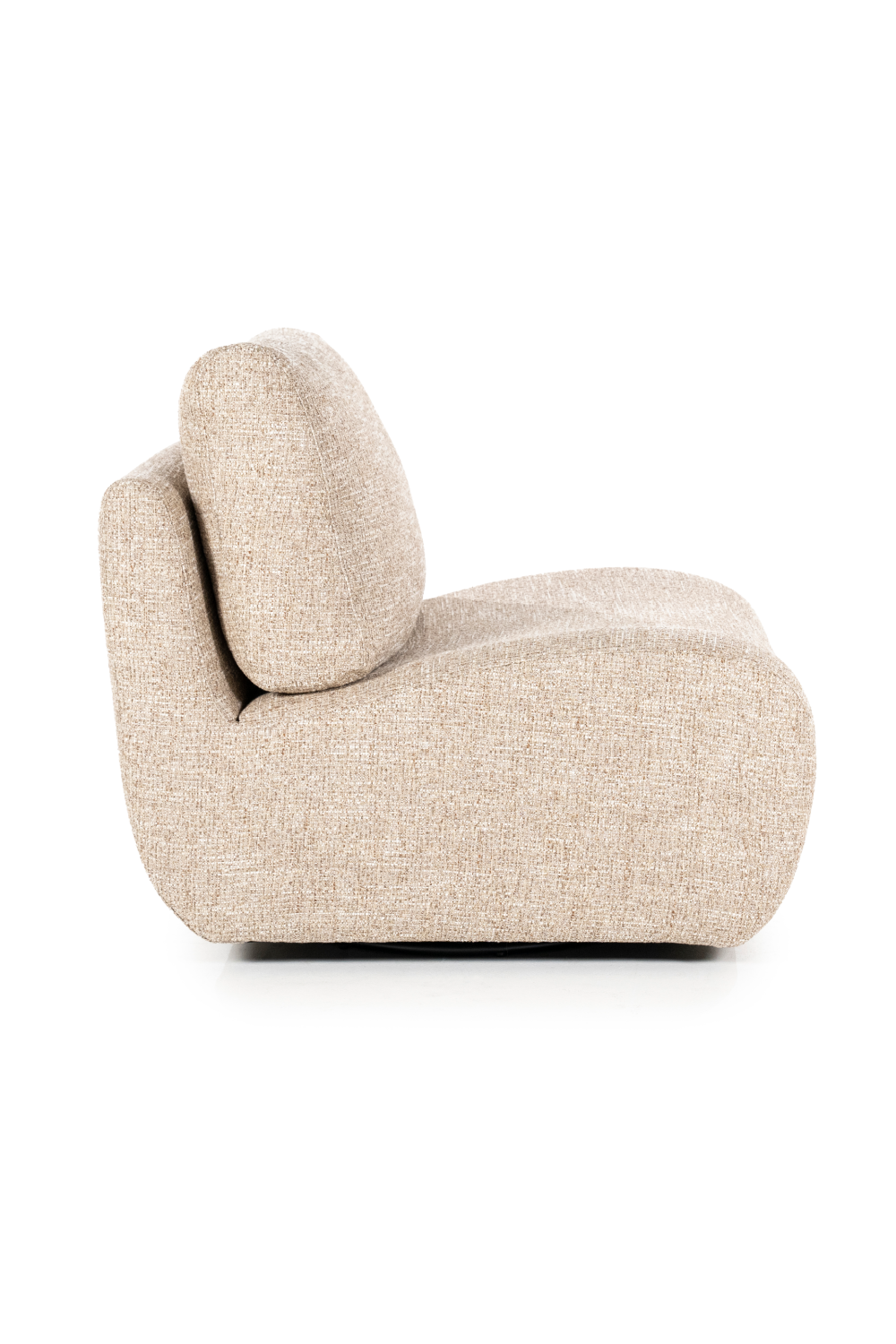 Fabric Upholstered Swivel Lounge Chair | Eleonora Lucia | OROA.com