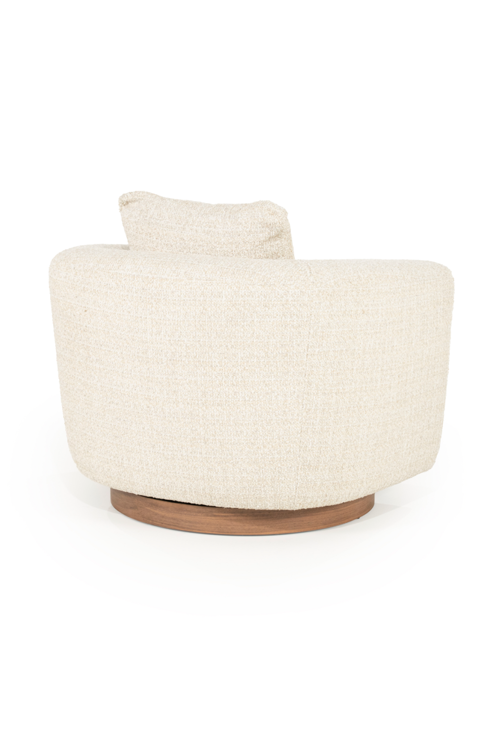 Curved Back Swivel Accent Chair | Oroa.com