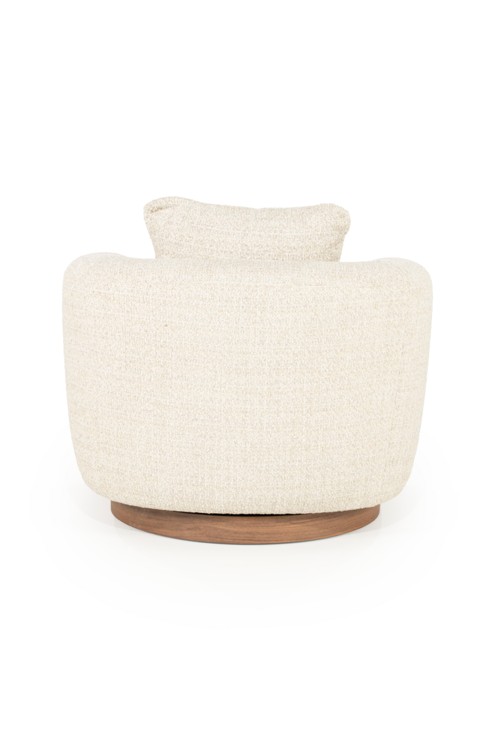 Curved Back Swivel Accent Chair | Oroa.com