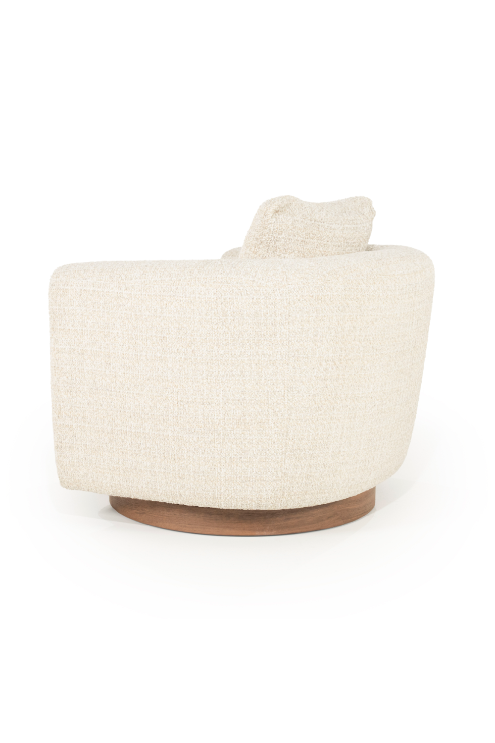 Curved Back Swivel Accent Chair | Oroa.com