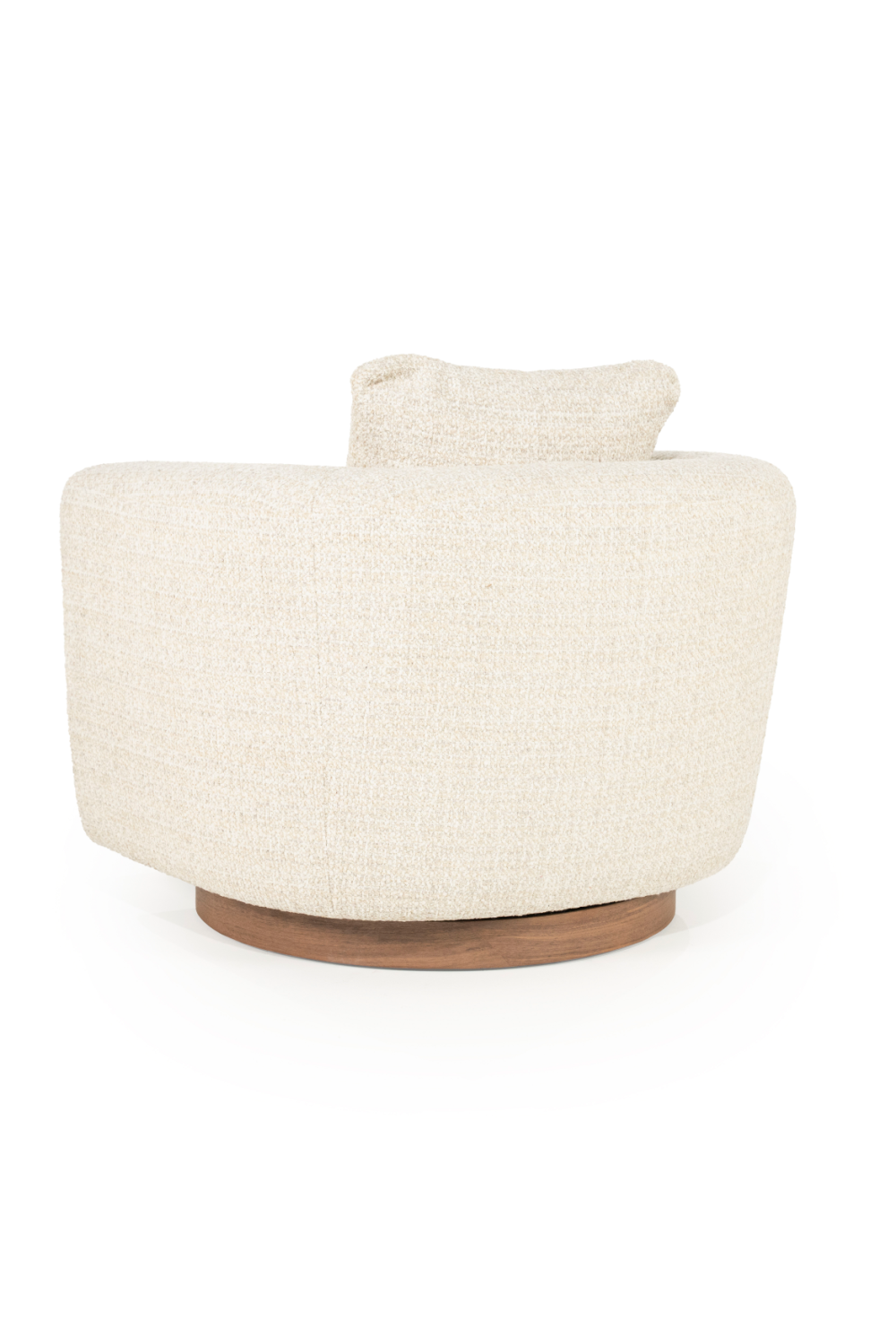 Curved Back Swivel Accent Chair | Oroa.com