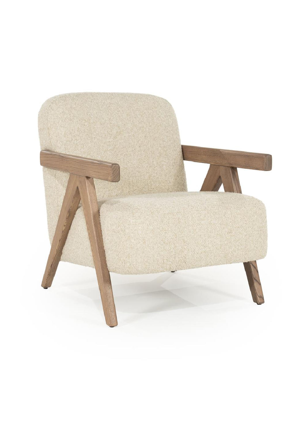 Ash Framed Lounge Armchair | Eleonora Francis | Oroa.com
