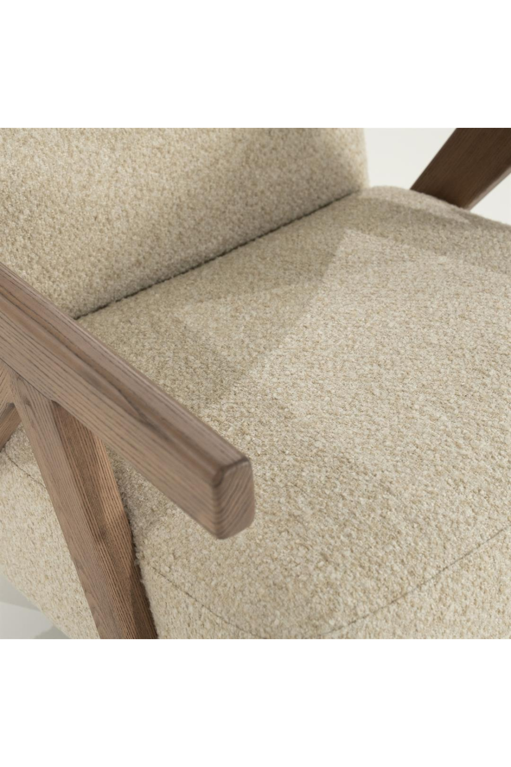 Ash Framed Lounge Armchair | Eleonora Francis | Oroa.com