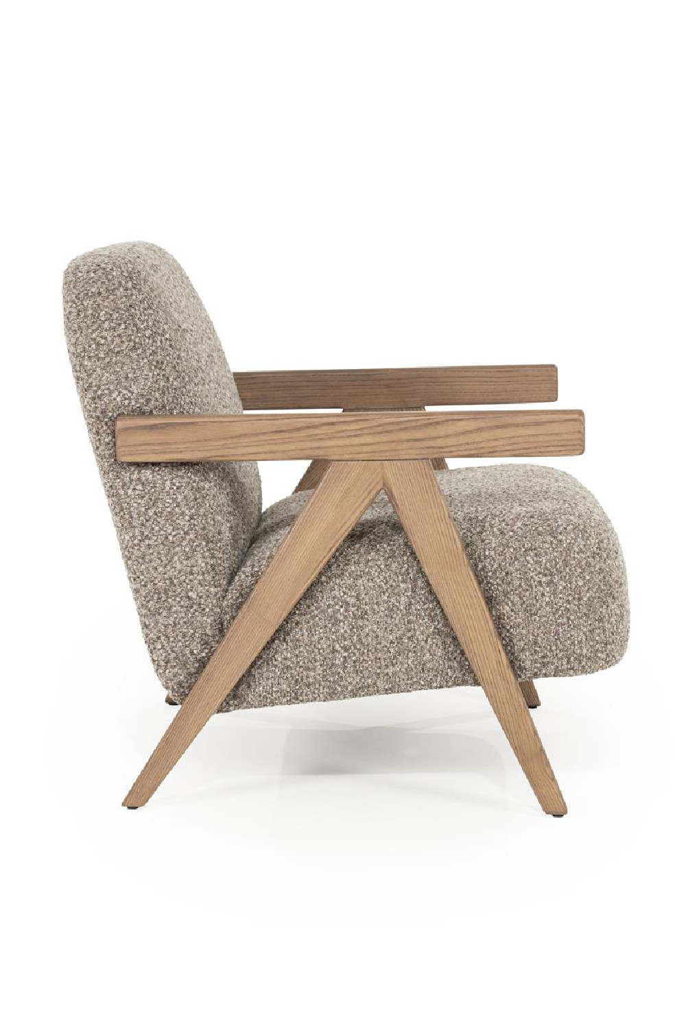 Ash Framed Lounge Armchair | Eleonora Francis | Oroa.com