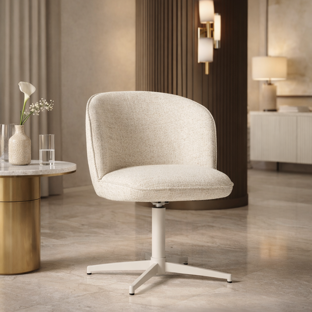 Curved Back Swivel Chair | Oroa.com