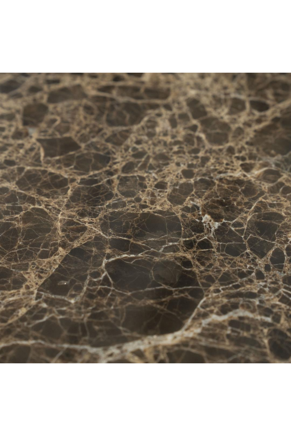 Brown Marble Square Side Table | Eleonora Rico | Oroa.com