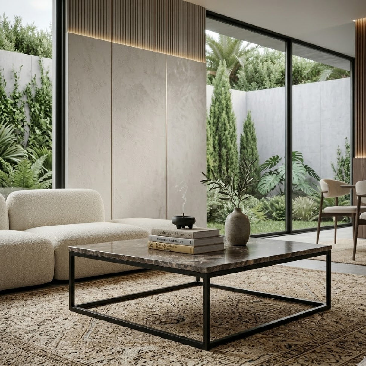 Polished Marble Coffee Table | Oroa.com