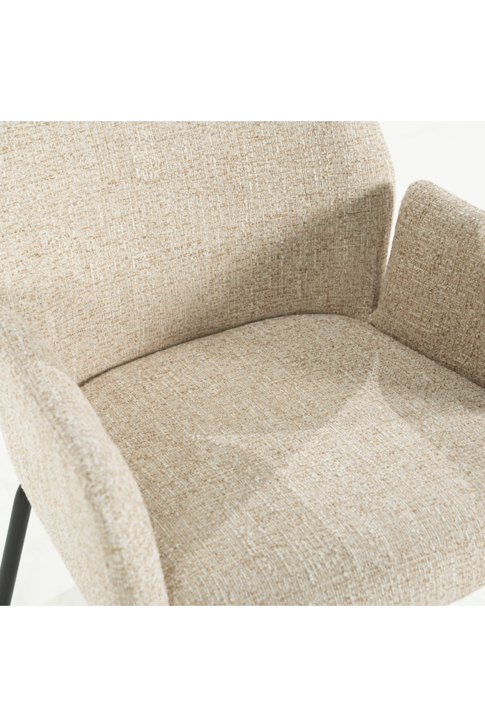 Fabric Upholstered Dining Armchair | Eleonora Indy | OROA.com