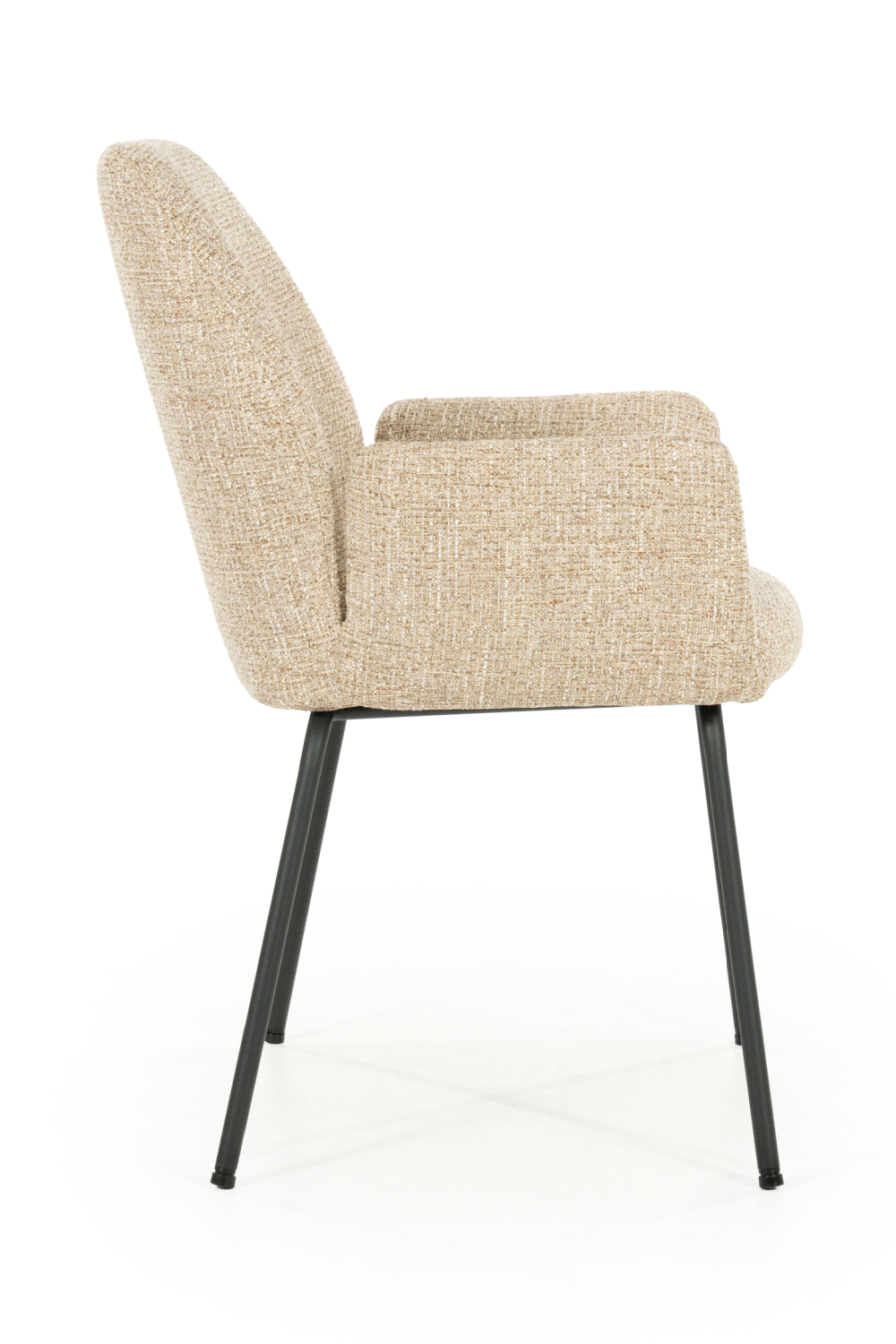 Fabric Upholstered Dining Armchair | Eleonora Indy | OROA.com
