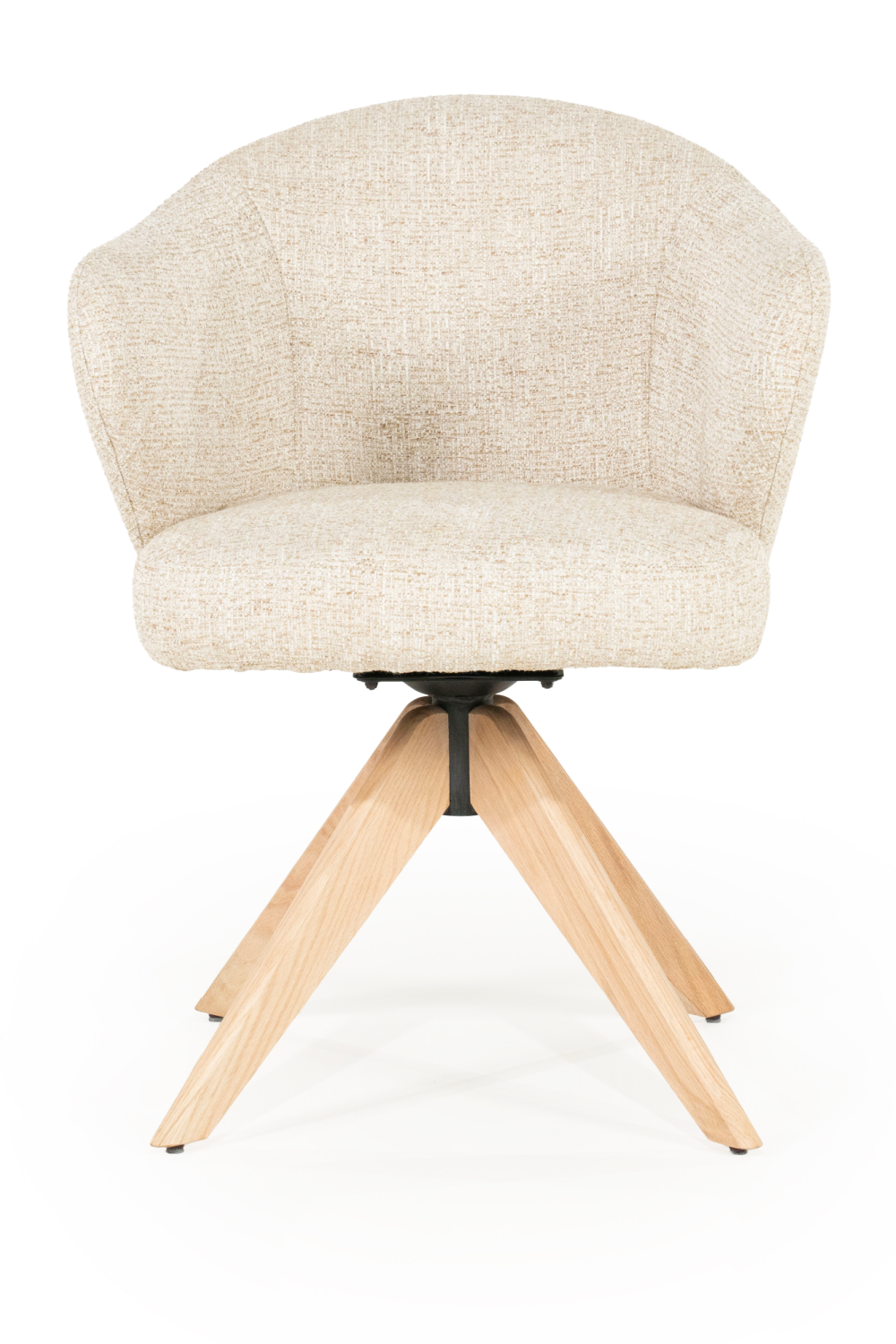 Oak Base Swivel Armchair | Oroa.com