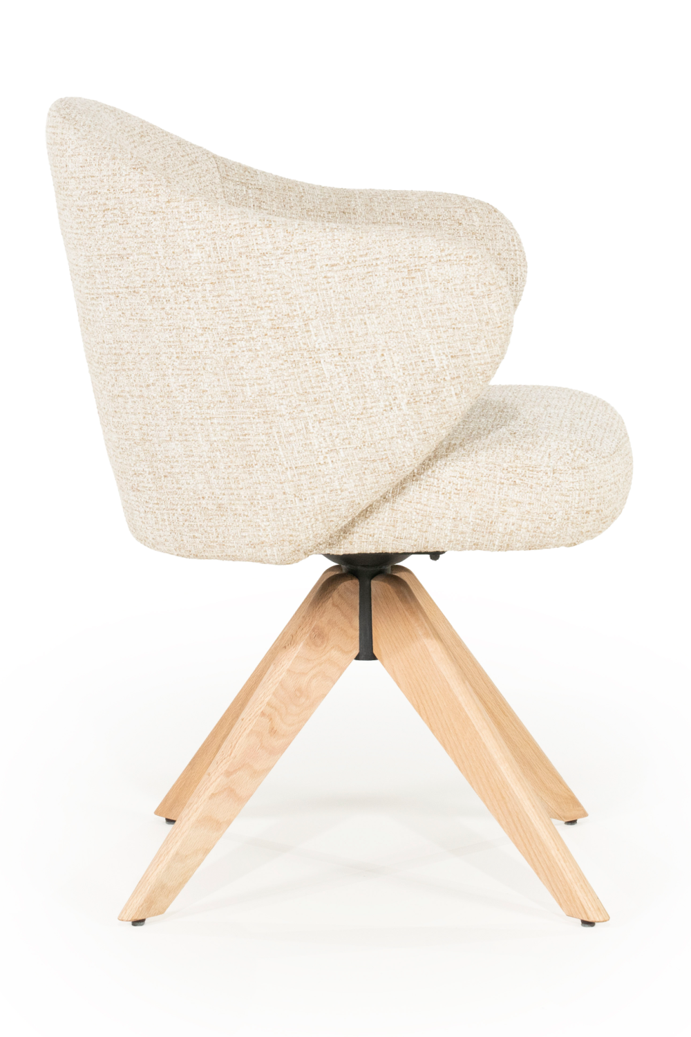 Oak Base Swivel Armchair | Oroa.com