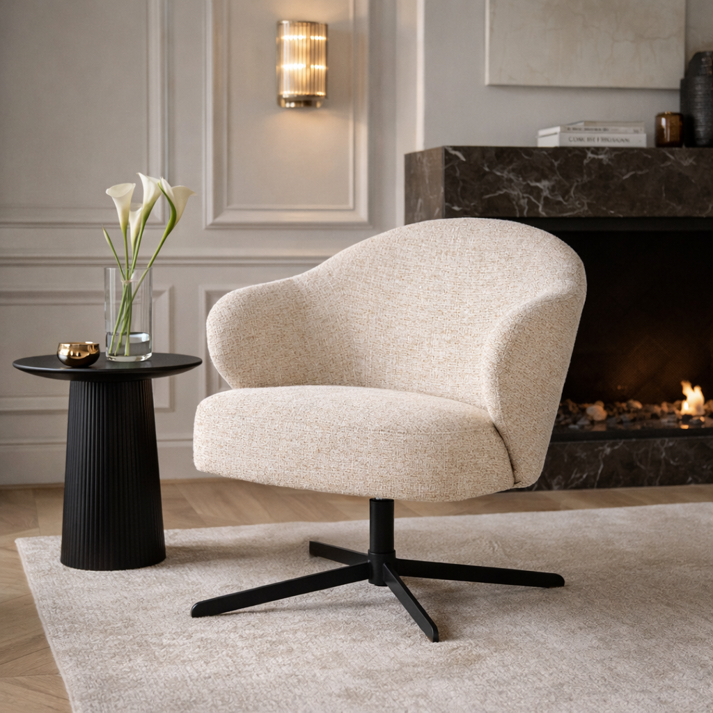 Fabric Swivel Armchair | Oroa.com