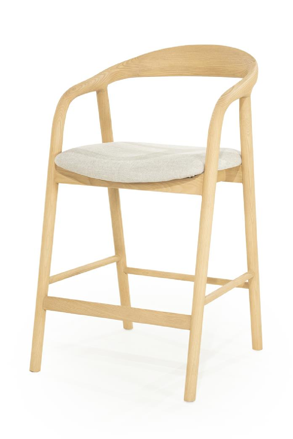 Lacquered Ash Wood Bar Chair | Eleonora Rayven | Oroa.com