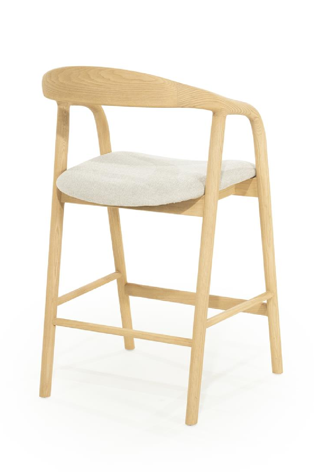 Lacquered Ash Wood Bar Chair | Oroa.com