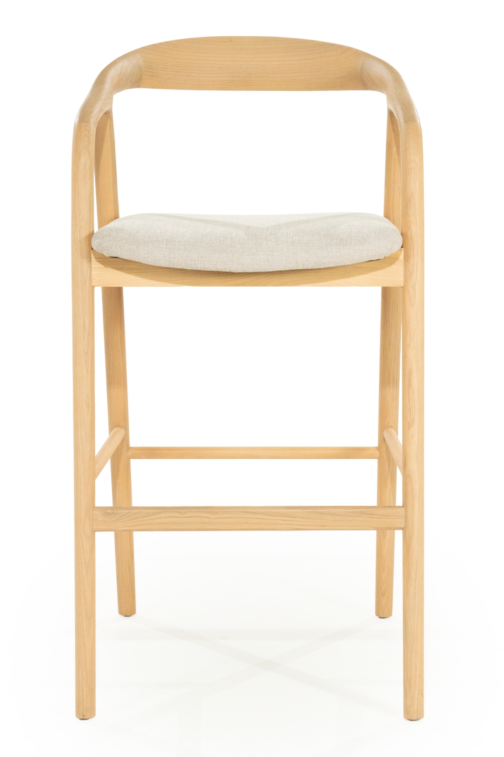 Lacquered Ash Wood Barstool | Eleonora Rayven | OROA.com