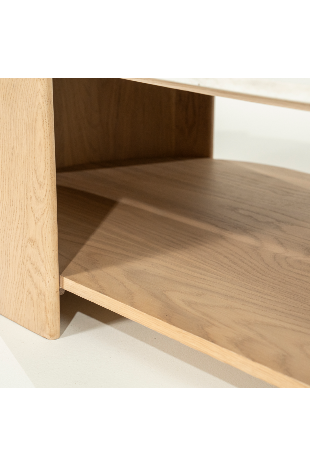 Oval White Marble Coffee Table | Eleonora Don | OROA.com