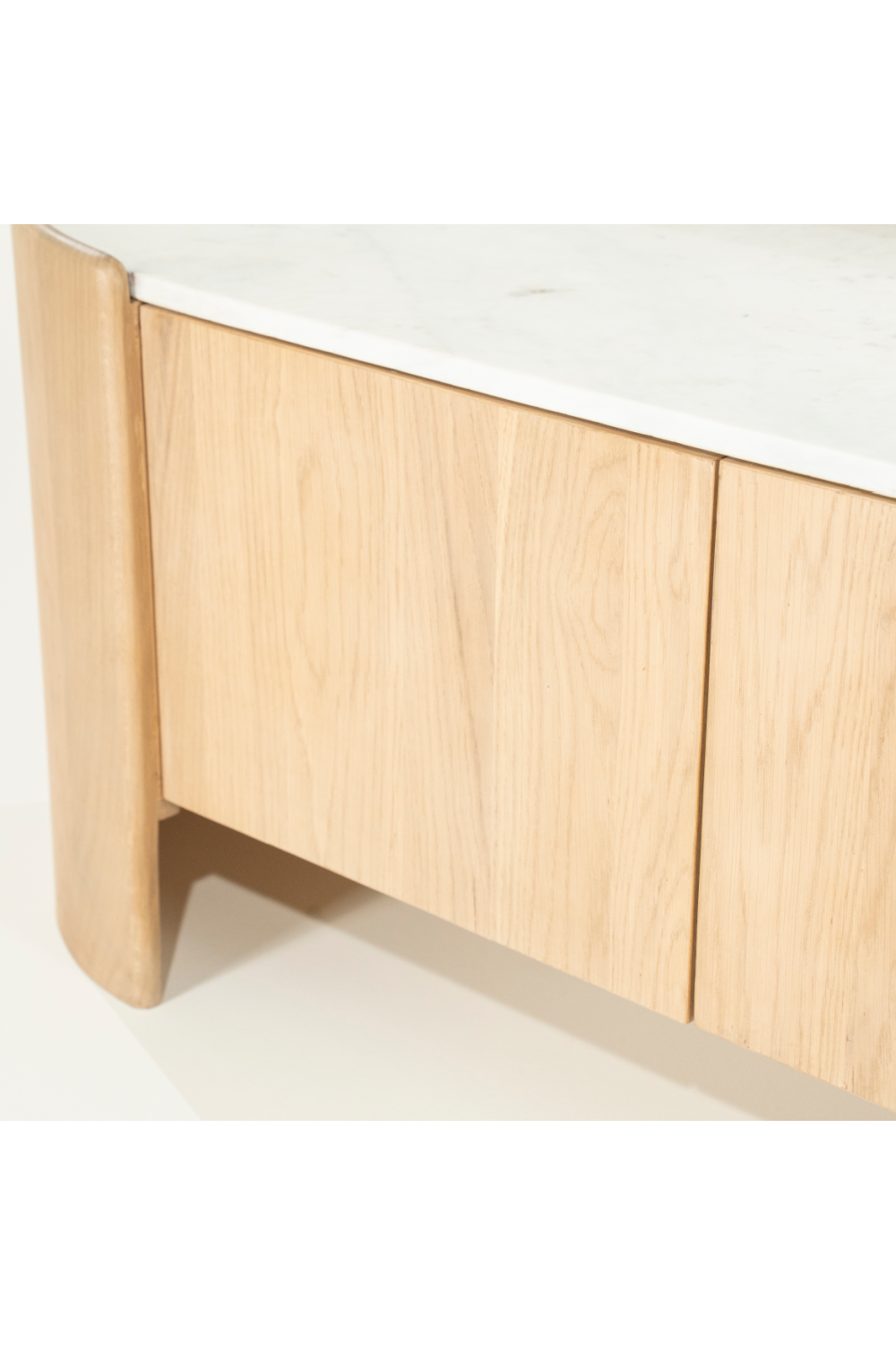 Marble Top Oak TV Cabinet | Oroa.com