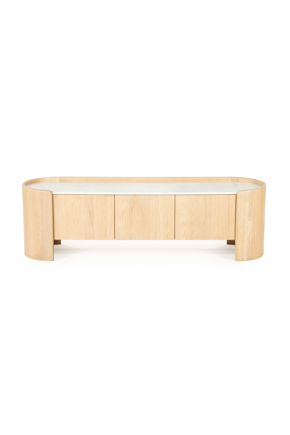 Marble Top Oak TV Cabinet | Oroa.com