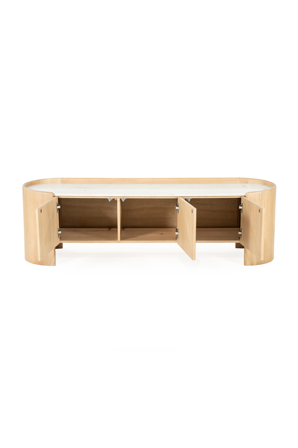 Marble Top Oak TV Cabinet | Oroa.com
