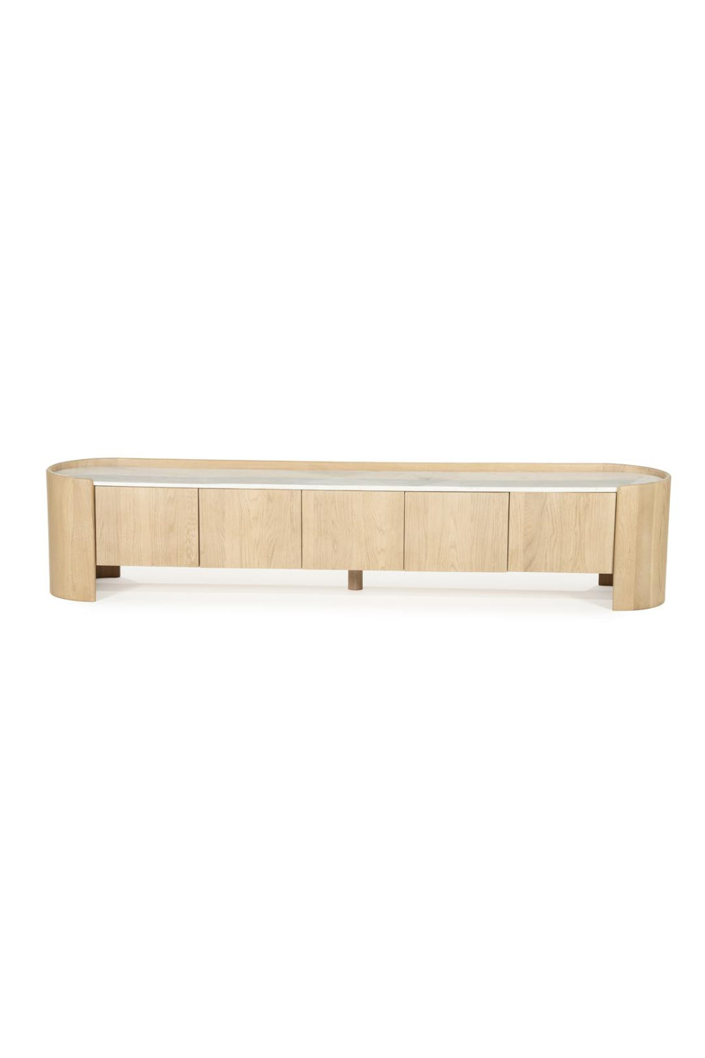 Marble Top Oak TV Cabinet | Oroa.com