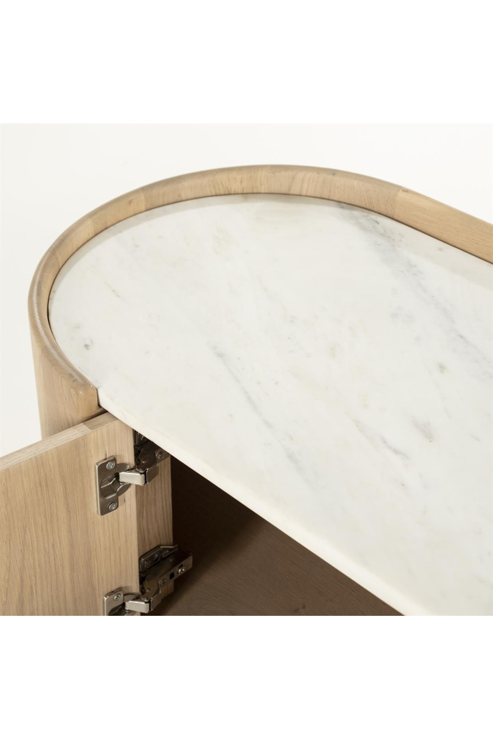 Marble Top Oak TV Cabinet | Oroa.com
