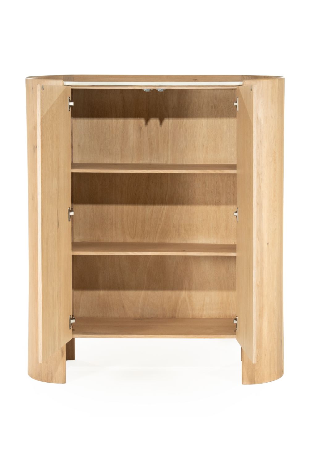 Oak Wood 2-Door Cabinet | Oroa.com