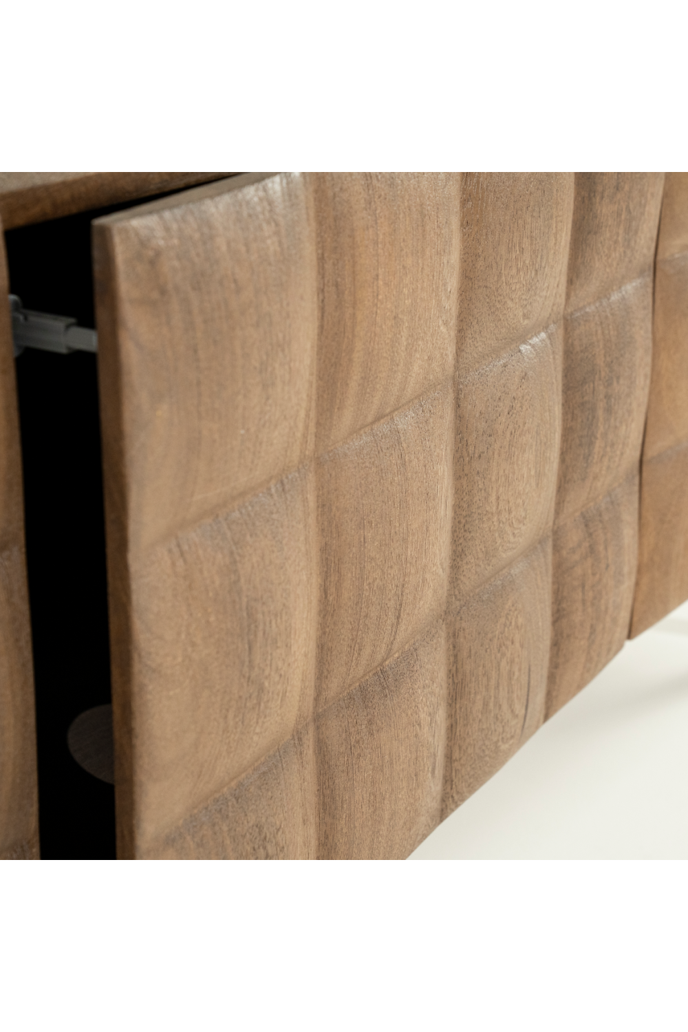 Carved Mango Wood TV Cabinet | Eleonora Felix | OROA.com