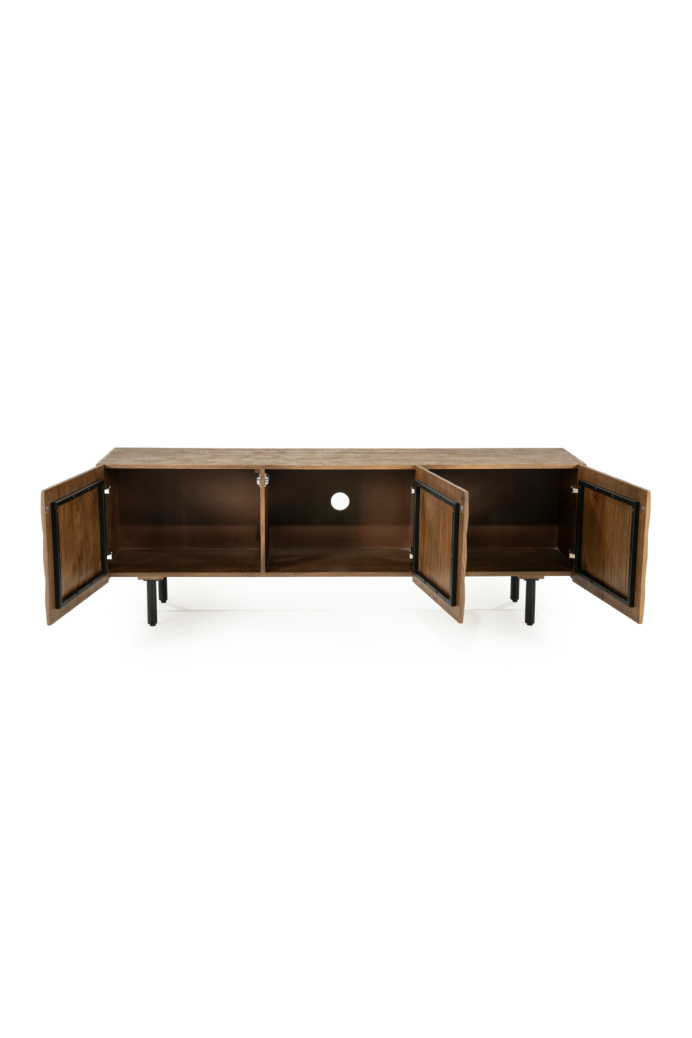Carved Mango Wood TV Cabinet | Eleonora Felix | OROA.com