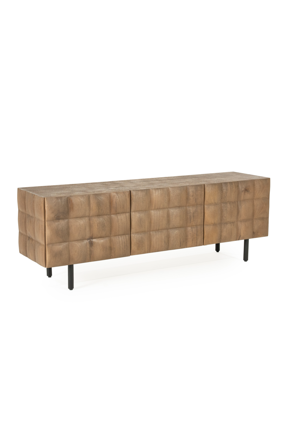 Carved Mango Wood TV Cabinet | Oroa.com