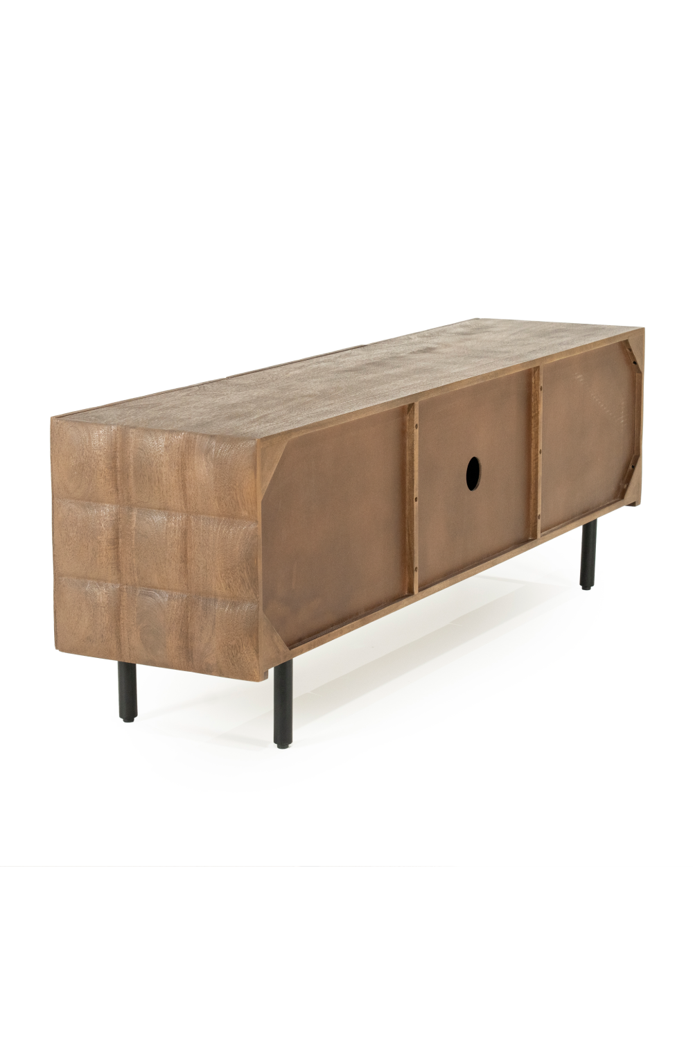 Carved Mango Wood TV Cabinet | Eleonora Felix | OROA.com