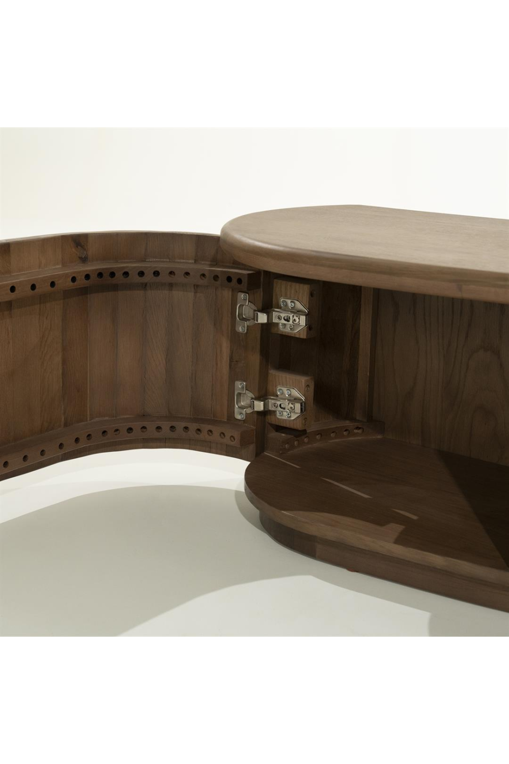 Lacquered Oak 5-Door TV Cabinet | Eleonora Josh | Oroa.com