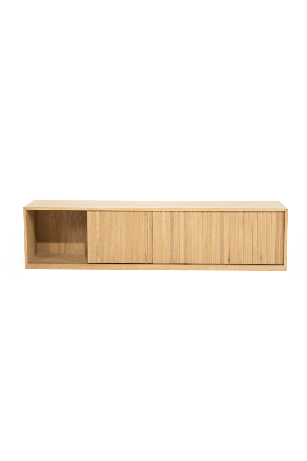 Fluted Oak TV Cabinet S | Eleonora Milo | OROA.com