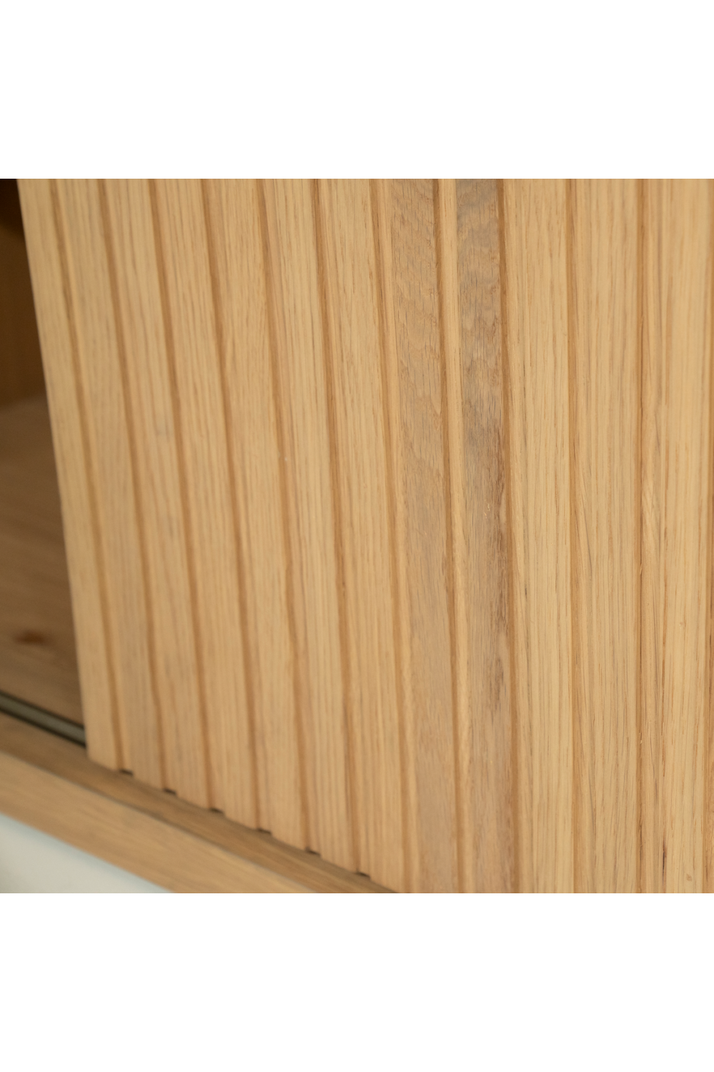 Fluted Oak TV Cabinet L | Eleonora Milo | OROA.com