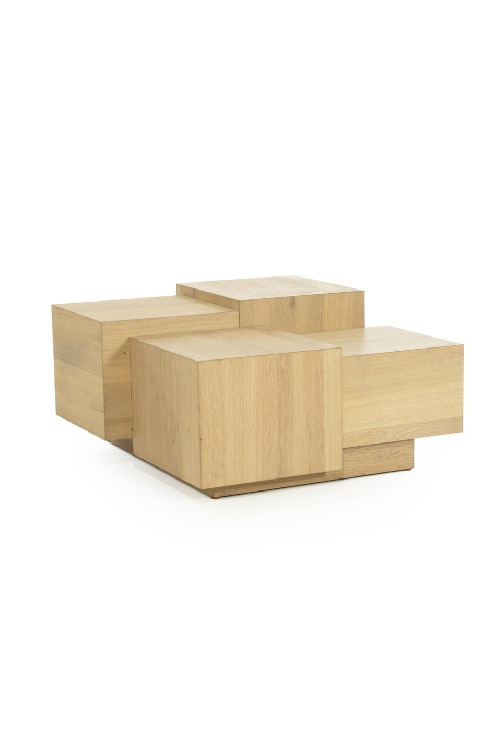 Multilayered Square Oak Coffee Table | Eleonora Quinten | Oroa.com