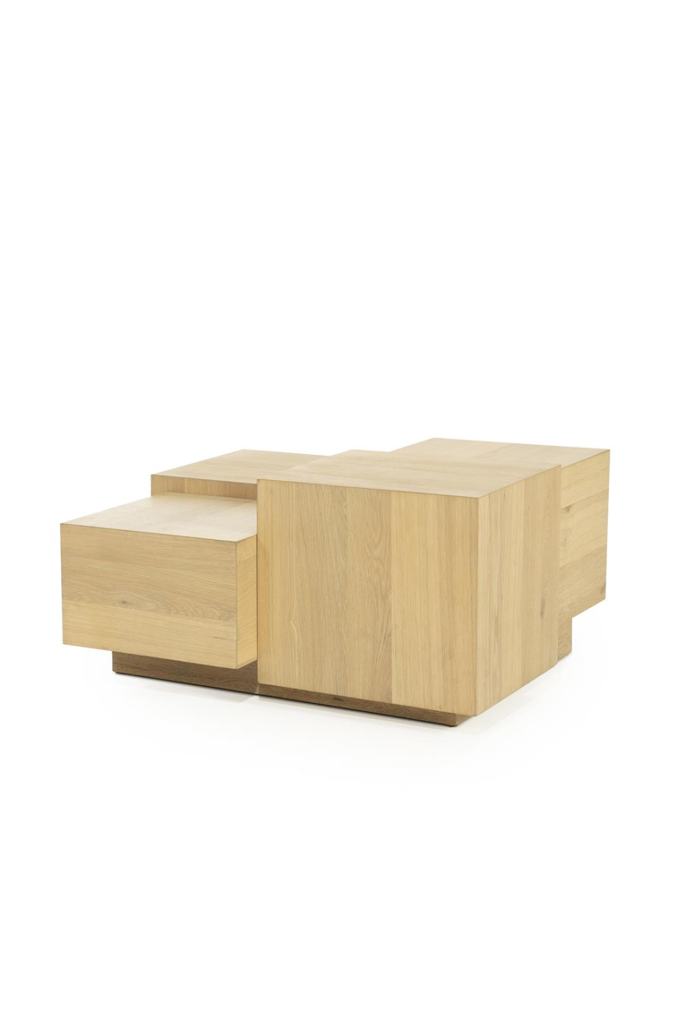 Multilayered Square Oak Coffee Table | Oroa.com