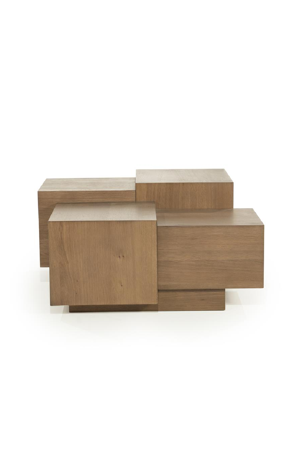 Multilayered Square Oak Coffee Table | Oroa.com