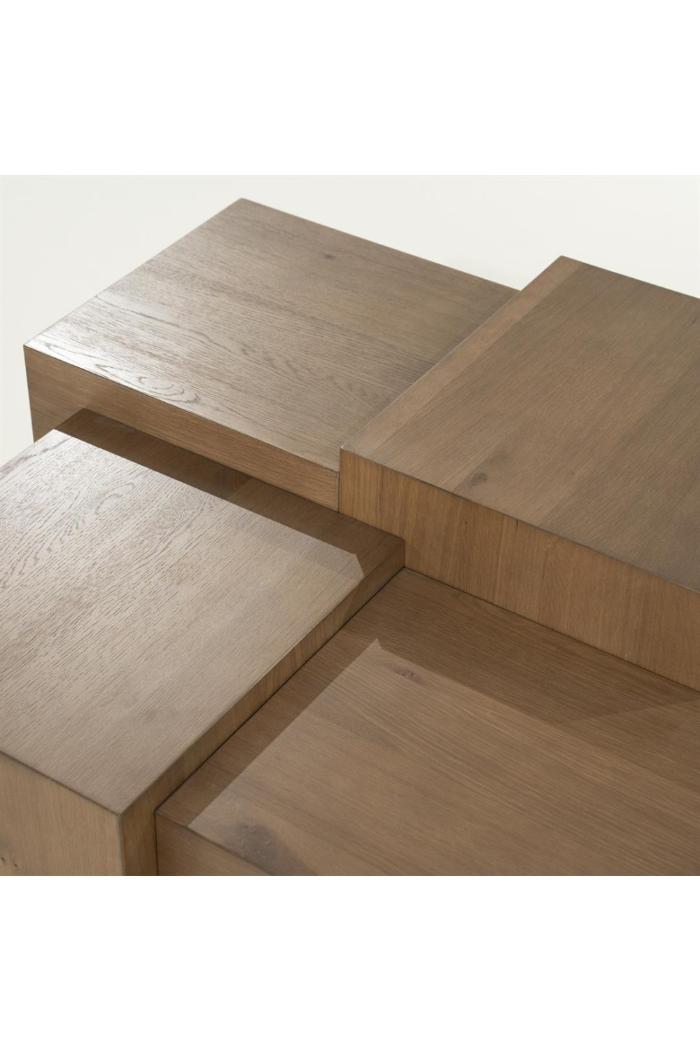 Multilayered Square Oak Coffee Table | Oroa.com