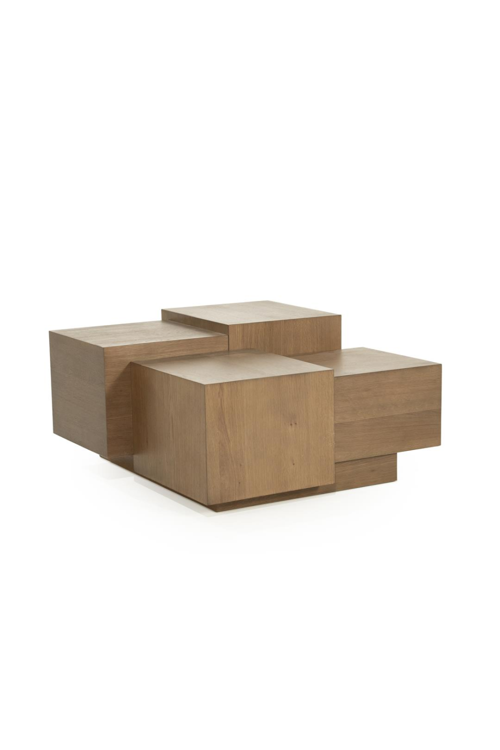 Multilayered Square Oak Coffee Table | Oroa.com