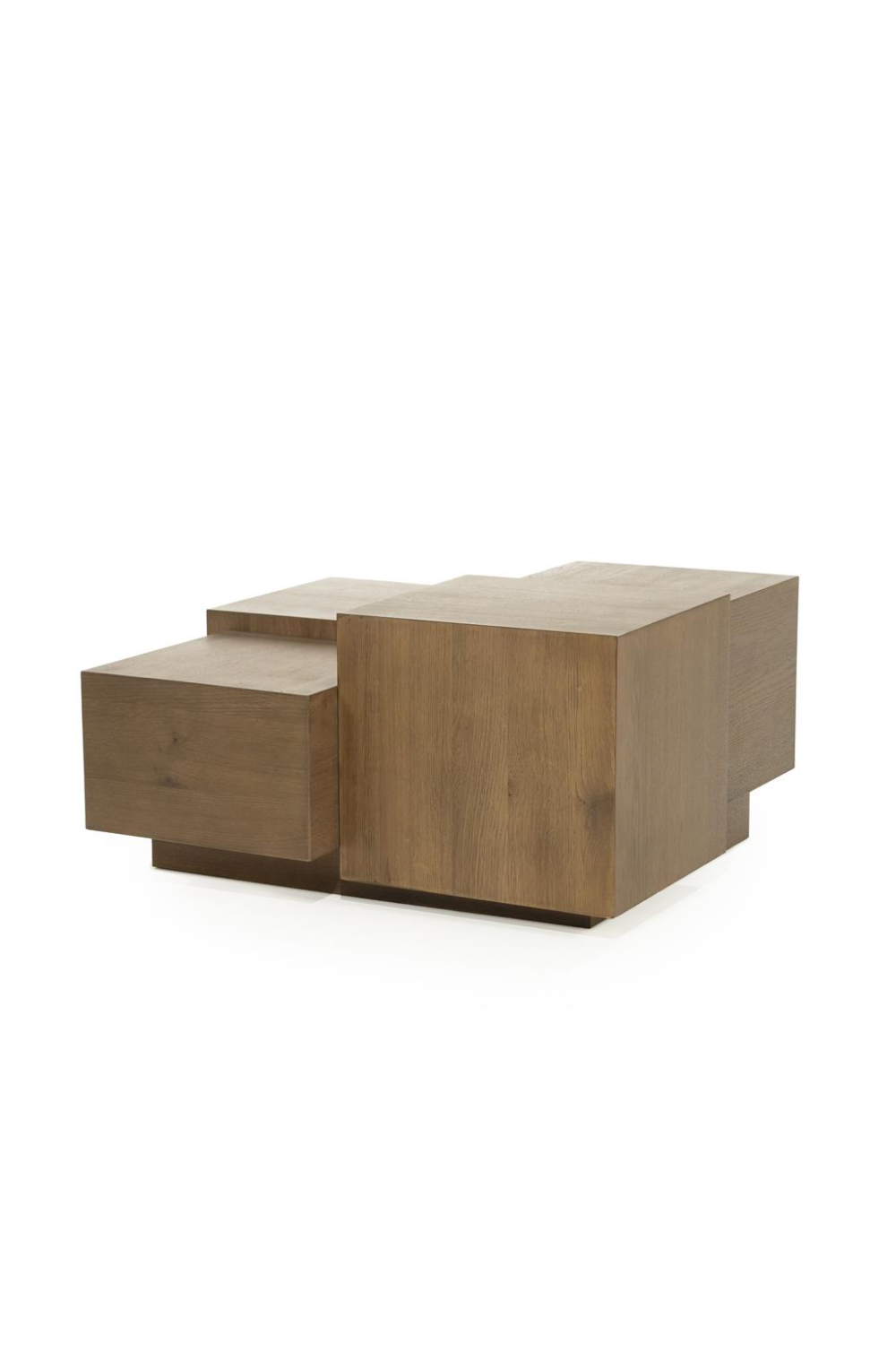 Multilayered Square Oak Coffee Table | Oroa.com