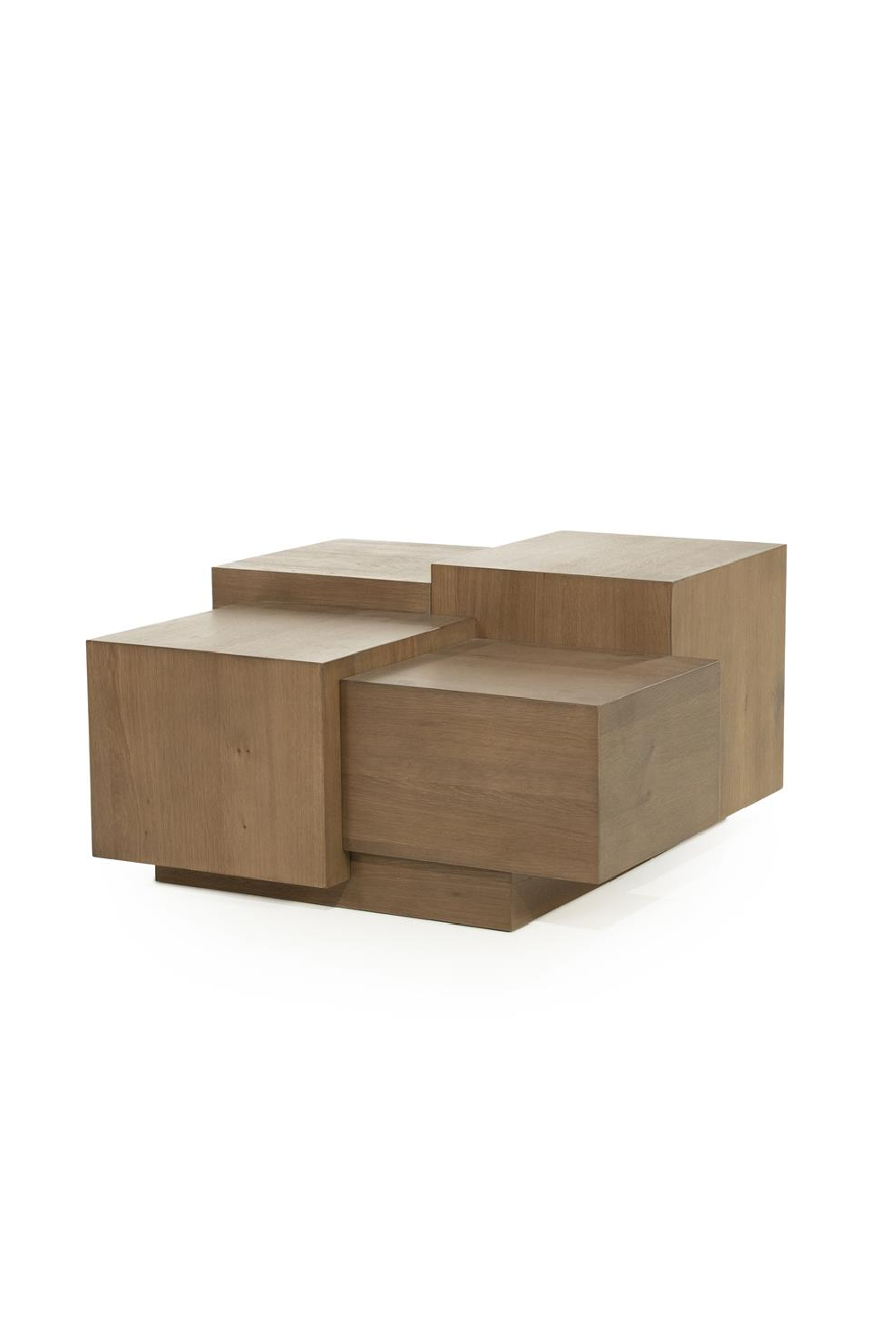 Multilayered Square Oak Coffee Table | Eleonora Quinten | Oroa.com